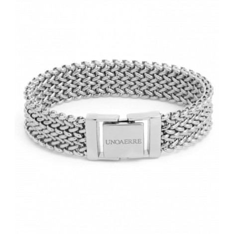 Bracciale Unoaerre Bronzo Silver Fascia Bassa 18 CM