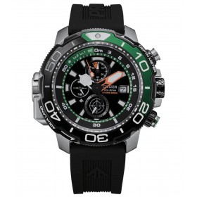 Orologio Cronografico Driver's Uomo Citizen Promaster Aqualand Nero Verde BJ2168-01E