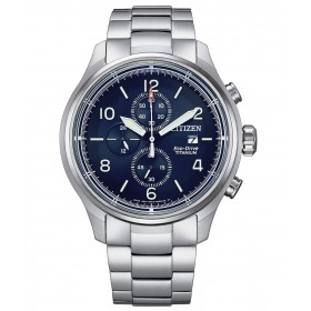 Orologio Citizen Crono SuperTitanio 0810 Silver Blu CA0810-88L