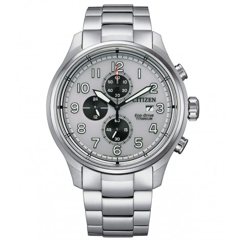 Orologio Citizen Crono SuperTitanio 0810 Silver Bianco CA0810-88A