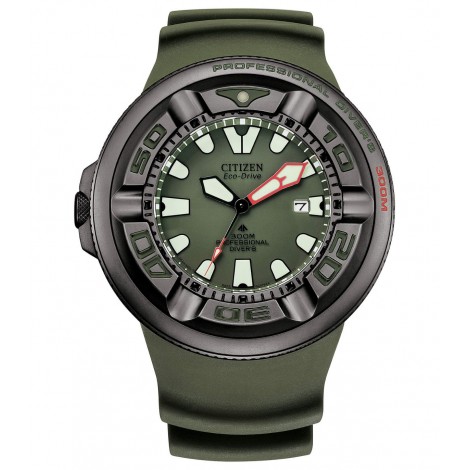 Orologio Citizen Diver's Eco 300 mt Promaster Cauciù Verde BJ8057-17X