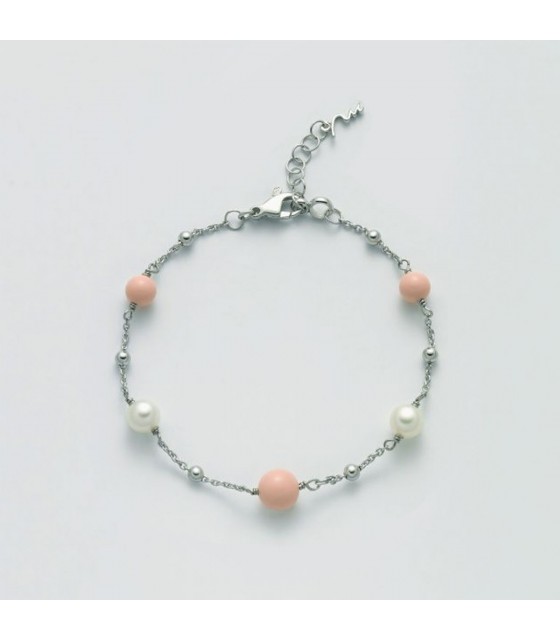 Bracciali Bracciale Con Centrale Elettrofuso Da Donna In Oro 18 Carati Dream Gold Collection Brm4263 Lucida Sa Art18156
