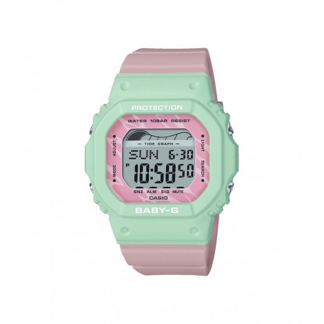 Casio Baby-G Orologio Gomma Rosa Verde Pastello BLX-565-3ER