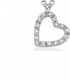 Collana Miluna Collezione Diamantissima Argento 4 Diamanti 0,02 G SI Cuore Piccolo CLD4470