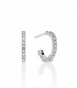 Orecchini Miluna Collezione Diamantissima Argento 4 Diamanti 0,028 G SI Cherchi ERD2646