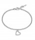 Bracciale Miluna Collezione Diamantissima Argento 4 Diamanti 0,02 G SI Cuore BRD950