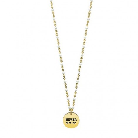 Collana Donna Kidult Never Give Up Oro 751098