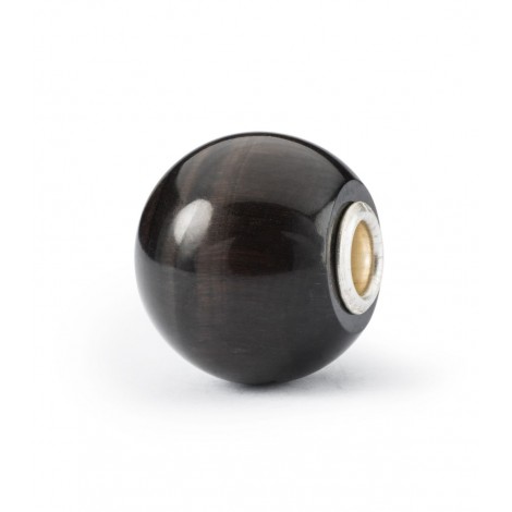 Beads Occhio Di Gatto Trollbeads Giardino Dei Sensi Edizione Autunno 2022 Rotondo Nero Grande