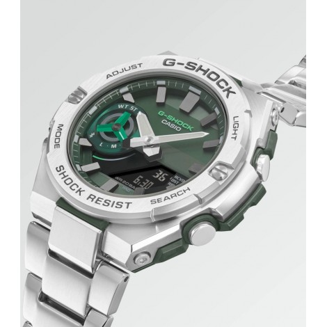 Casio G-Shock Classic GST-B500AD-3AER Acciaio Verde Orologio Uomo