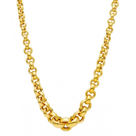 Collana Roll-On Scalare Oro Giallo 18kt