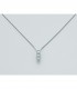 Collana Miluna Oro Bianco 18kt Diamante 0,15 ct G SI