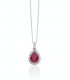 Collana Miluna Rubino 0,77 ct 21Diamanti 0,15ct CLD4449