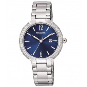 Orologio Vagary Flair Lady 32mm Silver Blu Cristalli IU3-011-71