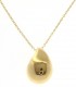 Collana Oro Giallo 18kt Pendente Goccia