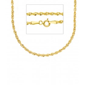 Collana Maglia Iride Filo Oro Giallo 18kt
