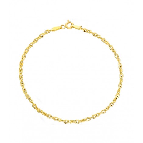 Bracciale Maglia Iride Filo Oro Giallo 18kt