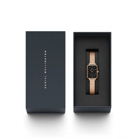 Daniel Wellington Orologio Solo Tempo Quadro Lumine Pressed Madreperla DW00100579