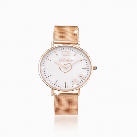 Le Bebé Orologio Donna i Battiti Oro Rosa OLB361-01R