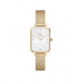 Daniel Wellington Orologio Solo Tempo Quadro Lumine Pressed Gold DW00100582