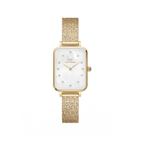 Daniel Wellington Orologio Solo Tempo Quadro Lumine Pressed Gold DW00100582