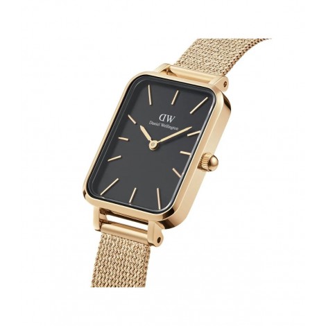 Daniel Wellington Orologio Solo Tempo Quadro Pressed Evergold Black DW00100557