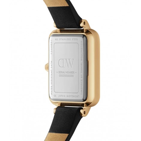 Daniel Wellington Orologio Solo Tempo Quadro Pressed Sheffield Black DW00100559