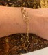 Bracciale Doppio Filo Ovali Lavorati Oro Giallo 18kt