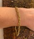 Bracciale Ovali Lisci Intrecciati Oro Giallo 18kt