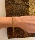 Bracciale Ovali Lisci Intrecciati Oro Giallo 18kt