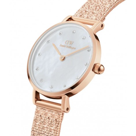 Daniel Wellington Orologio Solo Tempo Petite Lumine Pressed Madreperla Melrose DW00100590