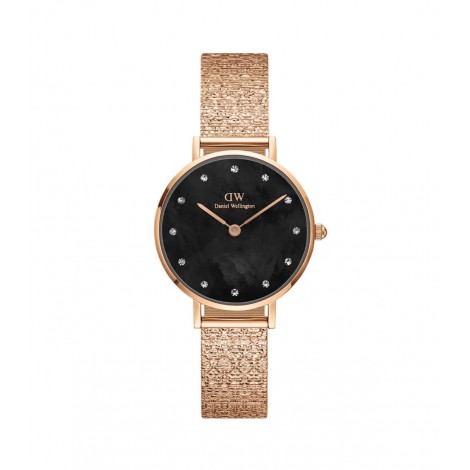 Daniel Wellington Orologio Solo Tempo Petite Lumine Pressed Madreperla Nero DW00100591