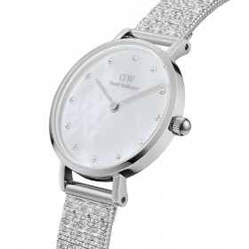 Daniel Wellington Orologio Solo Tempo Petite Lumine Pressed Madreperla Silver DW00100592