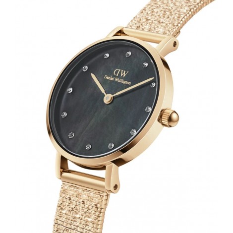 Daniel Wellington Orologio Solo Tempo Petite Lumine Pressed Madreperla Black DW00100595