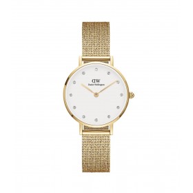 Daniel Wellington Orologio Solo Tempo Petite Lumine Pressed Evergold DW00100604
