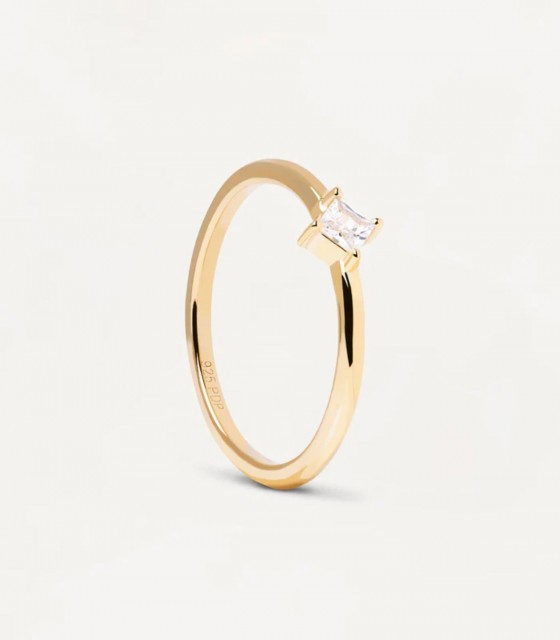 PDPaola Orecchini In Argento 925 Placcato Oro 18K – Set 3 Pezzi Con Cristallo Blu, Madreperla E Zirconia Verde - 4