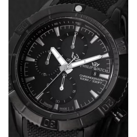 Cronografo Philip Watch Champion Acciaio Silicone Orologio Uomo R8271615002