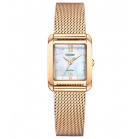 Orologio Citizen Lady Eco Drive Solo Tempo Placcato Oro Rosa EW5593-64D