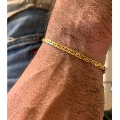 Bracciale Maglia Catena Oro Giallo 18kt