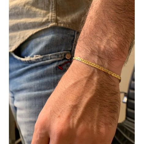 Bracciale Maglia Catena Oro Giallo 18kt