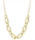 Collana Ovali Seghettati Oro Giallo 18kt