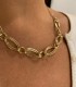 Collana Ovali Seghettati Oro Giallo 18kt