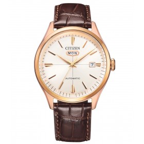 Orologio Uomo Citizen Meccanico Automatico C7 Pelle NH8393-05A