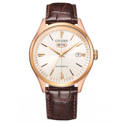 Orologio Uomo Citizen Meccanico Automatico C7 Pelle NH8393-05A