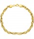 Bracciale Ovali Mini Maglia Catena Oro Giallo 18kt