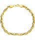 Bracciale Ovali Mini Maglia Catena Oro Giallo 18kt