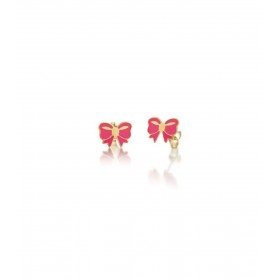 Orecchini Lobo Le Bebé Toys Fiocco Oro Giallo PMG146