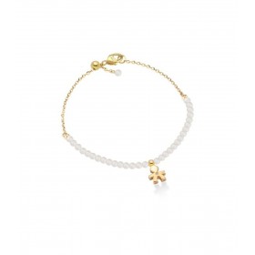 Bracciale Le Bebé Sagoma Bimbo Le Perle Oro Giallo Diamante LBB822