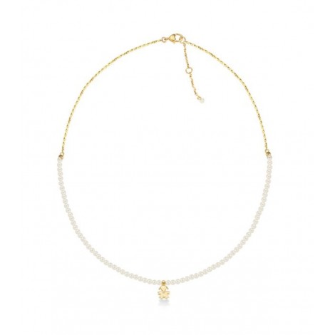 Collana Le Bebé Sagoma Bimba Le Perle Oro Giallo Diamante LBB821