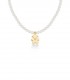 Collana Le Bebé Sagoma Bimba Le Perle Oro Giallo Diamante LBB821