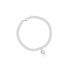 Bracciale Le Bebé Sagoma Bimba Le Perle Oro Bianco Diamante LBB803